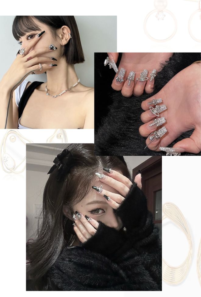 款式好看美甲圖片_好看的美甲款式_好看的美甲款式2021短款